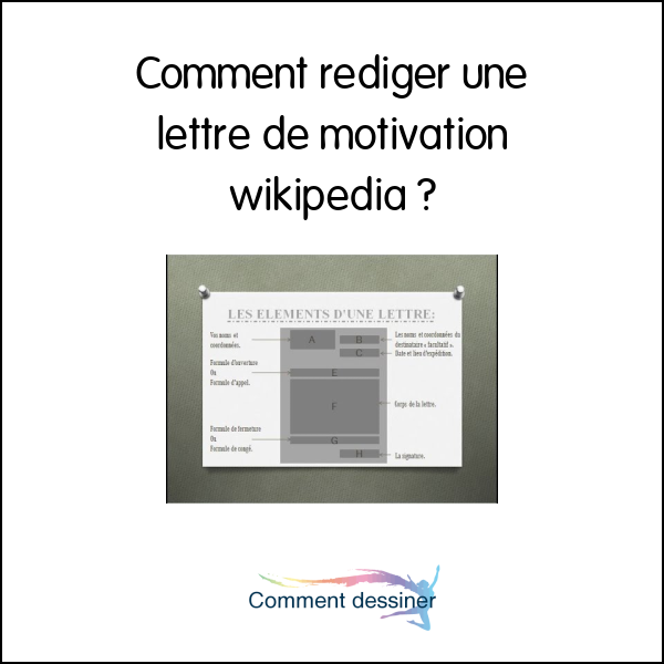 Comment rediger une lettre de motivation wikipedia